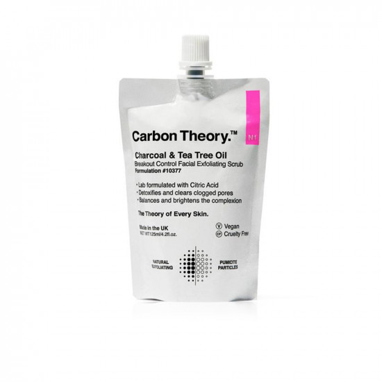 Charcoal & Tea Tree Oil Breakout Control Facial Exfoliating Scrub - 125ml