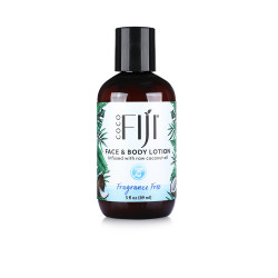 Face & Body Lotion Infused With Raw Coconut Oil - Fragrance Free