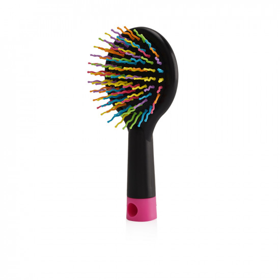 Rainbow Hair Brush - Black